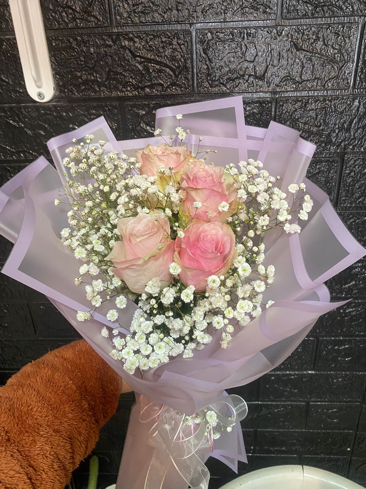 Mini Pembe Gül Buketi